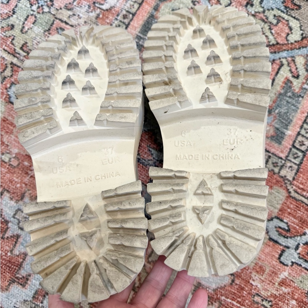 Sold* Jeffrey Campbell Rubber Bae Mule in Ivory - Picture 8 of 9